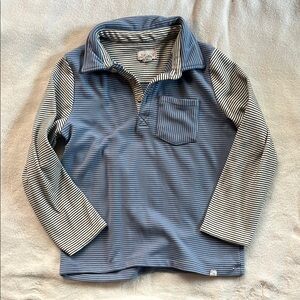 Me & Henry Striped Blue and White Kids Shirt